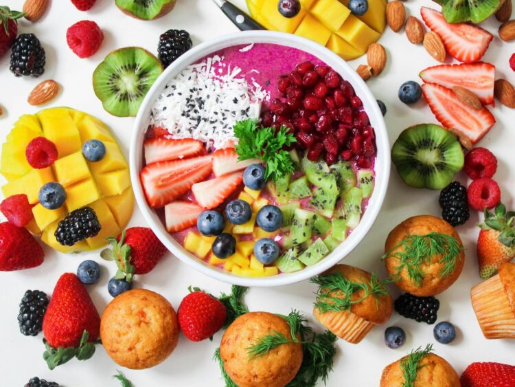 Photo of a bowl of acai bowl with fruits