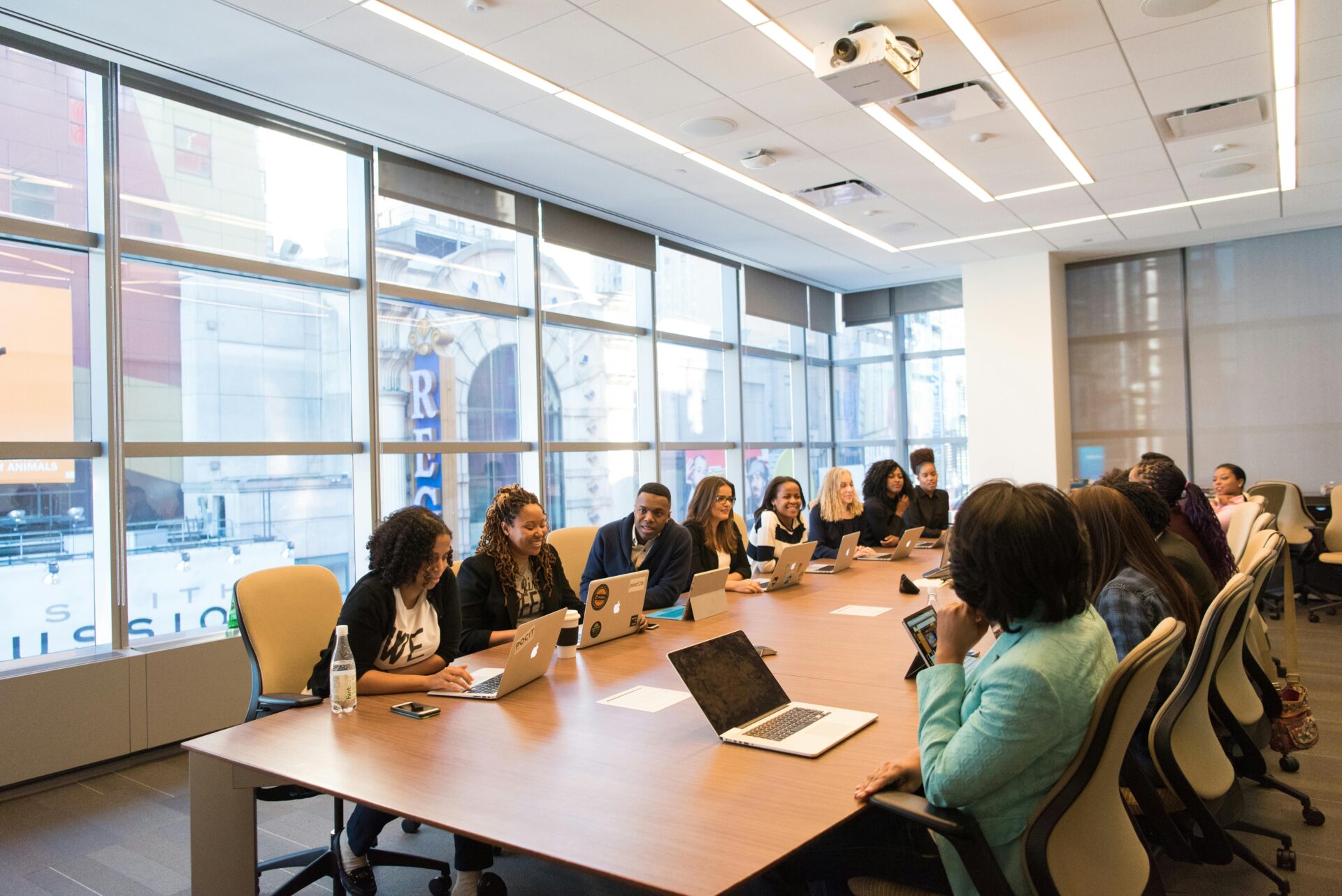 Group of people in the conference room