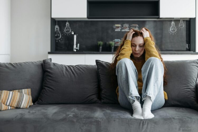 Women sitting on the couch