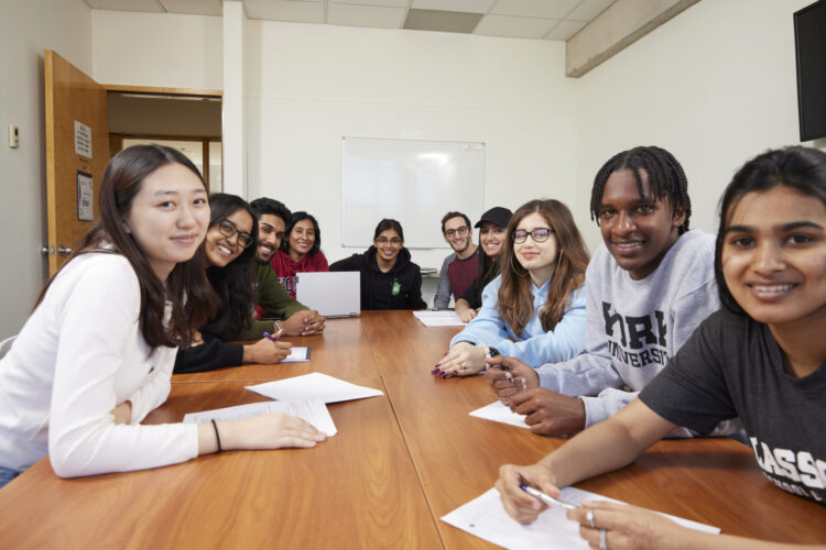 Students in a room